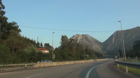 Asturias road 60 Vídeos de archivo 24671254