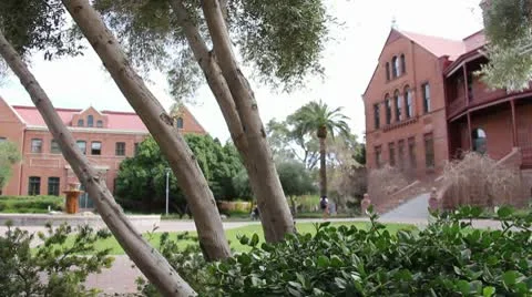 ASU Old Main-Arizona State University Stock Footage 10757261