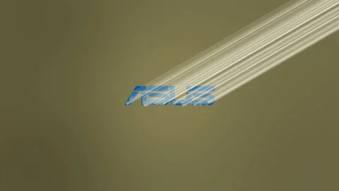 Asus Logo Light Reveal Stock Footage 157698383