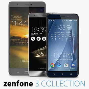 Asus Zenfone 3 Deluxe Ultra 3d Model Pond5