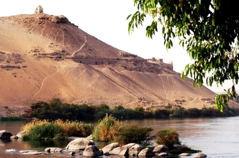 Aswan cityscape Stock Photos