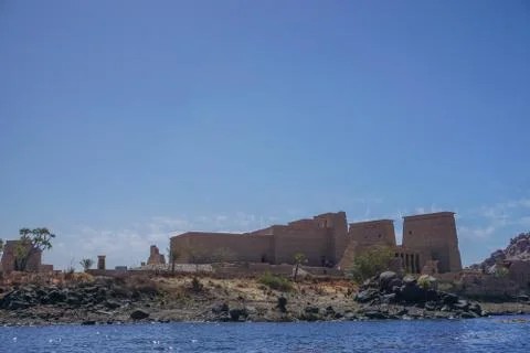Aswan, Egypt: The Temple Complex of Philae Foto stock