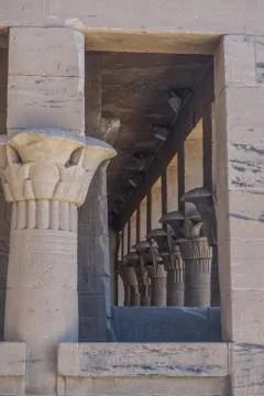 Aswan, Egypt: The Temple Complex of Philae Stock Photos