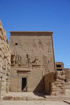 Aswan, Egypt: The Temple Complex of Philae Foto stock
