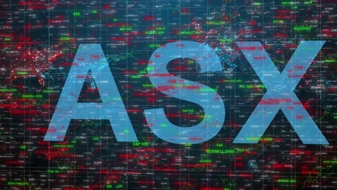 ASX Australian Securities Exchange and stock market index Stock Footage