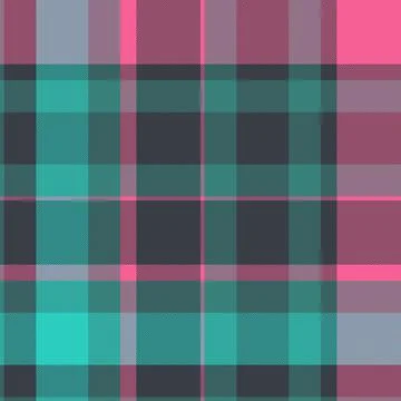 Asymmetric check textile plaid, string fabric seamless tartan. Majestic pat.. Stock Illustration