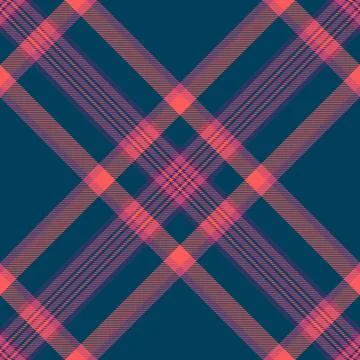 Asymmetric check vector texture, artwork tartan seamless pattern. Primary p.. Stock Illustration