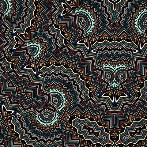 Asymmetric Fractal 5 Stock Footage 102858029