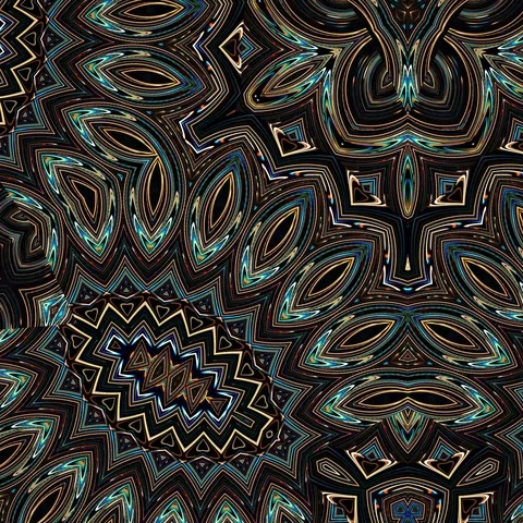 Asymmetric Fractal 6 Stock Footage 102858030