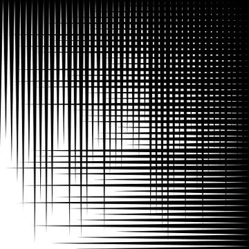 Asymmetric grid mesh pattern. irregular monochrome abstract texture Ilustración de archivo