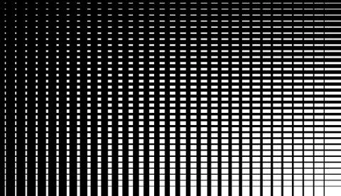 Asymmetric grid mesh pattern. irregular monochrome abstract texture Illustrazione stock