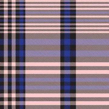 Asymmetric Plaid textured Seamless Pattern Stock Illustration