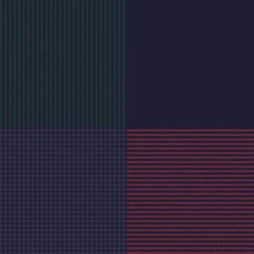 Asymmetric Plaid textured Seamless Pattern Design Stock Illustration