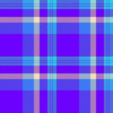 Asymmetric tartan pattern textile, flooring seamless plaid texture. Cute fa.. Stock Illustration