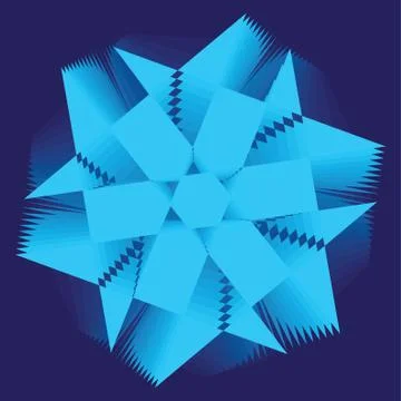 Asymmetrical geometrical patterns Stock Illustration