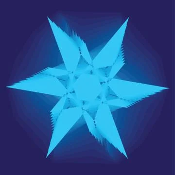 Asymmetrical geometrical patterns Stock Illustration