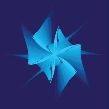 Asymmetrical geometrical patterns Illustrazione stock