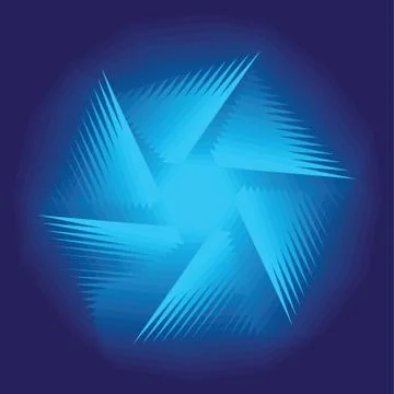 Asymmetrical geometrical patterns Stock Illustration