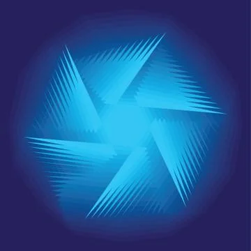 Asymmetrical geometrical patterns Stock Illustration