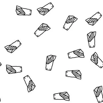 Asymmetrical skirt vector seamless pattern Stock Illustration