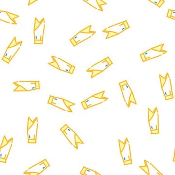 Asymmetrical skirt vector seamless pattern Illustrazione stock