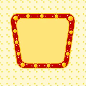 Asymmetrical unequal shaped form format of colourful thing object. Unsymmetrical Stock Illustration