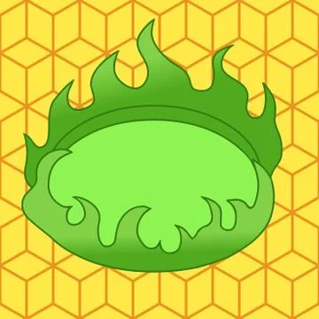Asymmetrical unequal shaped form format of colourful thing object. Unsymmetrical Stock Illustration