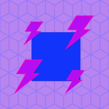 Asymmetrical unequal shaped form format of colourful thing object. Unsymmetrical Illustrazione stock