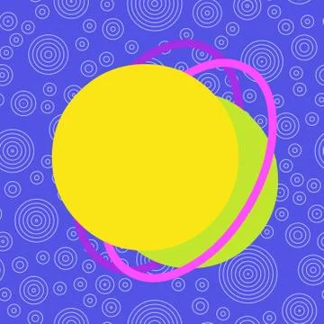 Asymmetrical unequal shaped form format of colourful thing object. Unsymmetrical Illustrazione stock