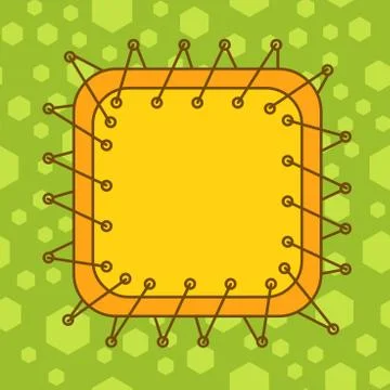 Asymmetrical unequal shaped form format of colourful thing object. Unsymmetrical Stock Illustration