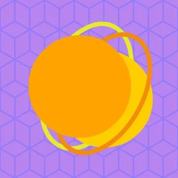 Asymmetrical unequal shaped form format of colourful thing object. Unsymmetrical Stock Illustration