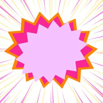 Asymmetrical unequal shaped form format of colourful thing object. Unsymmetrical Illustrazione stock