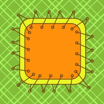 Asymmetrical unequal shaped form format of colourful thing object. Unsymmetrical Illustrazione stock