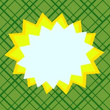 Asymmetrical unequal shaped form format of colourful thing object. Unsymmetrical Stock Illustration