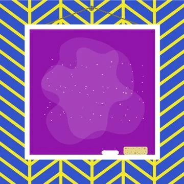 Asymmetrical unequal shaped form format of colourful thing object. Unsymmetrical Stock Illustration