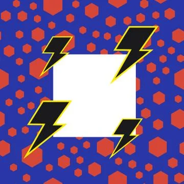 Asymmetrical unequal shaped form format of colourful thing object. Unsymmetrical Illustrazione stock