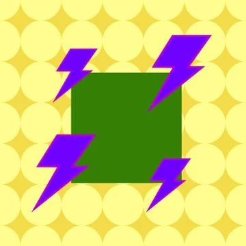 Asymmetrical unequal shaped form format of colourful thing object. Unsymmetrical Stock Illustration