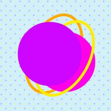 Asymmetrical unequal shaped form format of colourful thing object. Unsymmetrical Stock Illustration