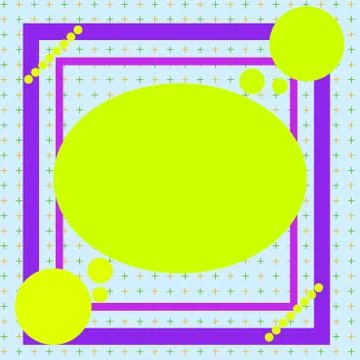 Asymmetrical unequal shaped form format of colourful thing object. Unsymmetrical Illustrazione stock