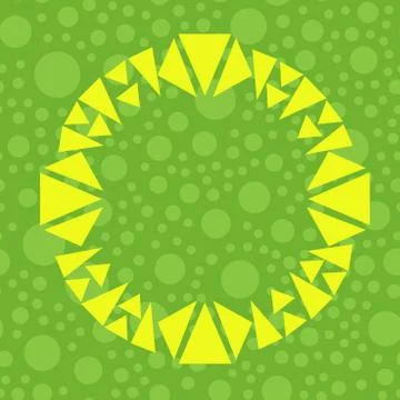 Asymmetrical unequal shaped form format of colourful thing object. Unsymmetrical Illustrazione stock