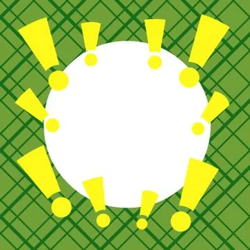Asymmetrical unequal shaped form format of colourful thing object. Unsymmetrical Illustrazione stock