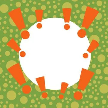 Asymmetrical unequal shaped form format of colourful thing object. Unsymmetrical Illustrazione stock
