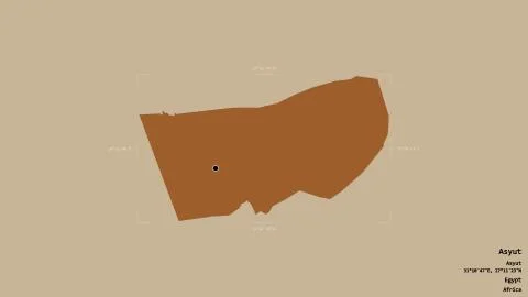 Asyut - Egypt. Bounding box. Pattern Stock Illustration