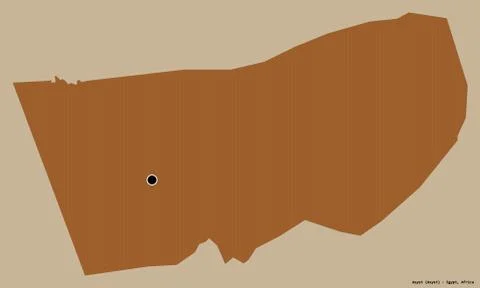 Asyut, governorate of Egypt, on solid. Pattern Stock Illustration