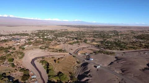 Atacama Desert  -  Drone Foto stock