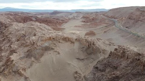 Atacama Desert  -  Drone Foto stock