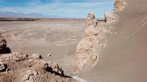 Atacama Desert  -  Drone Foto stock