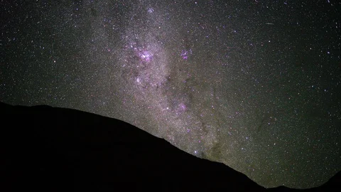 Atacama night sky time lapse: the rise of the monster Stock Footage 88328860