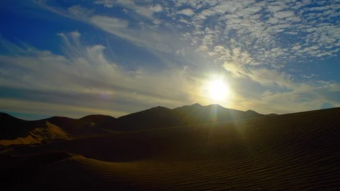Atacama time lapse red sunset Stock Footage 88471557