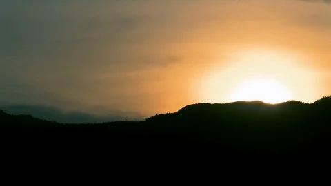 Atardecer Rojo-Azul Stock Footage 94833144